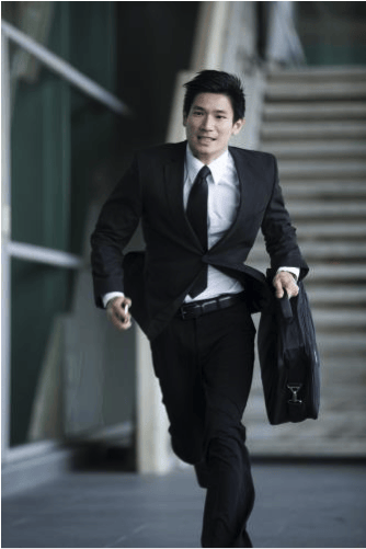 Man running at The Free Financial Advisor