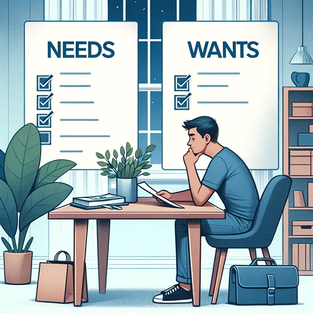 Confusing Needs vs Wants