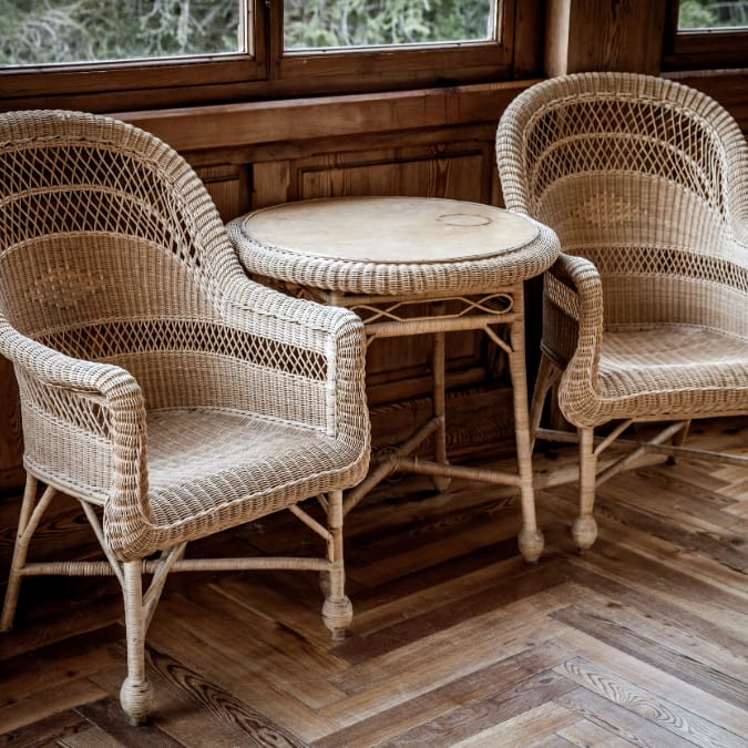 wicker furniture