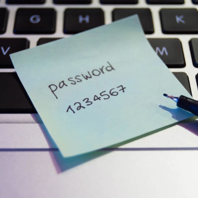 weak passwords