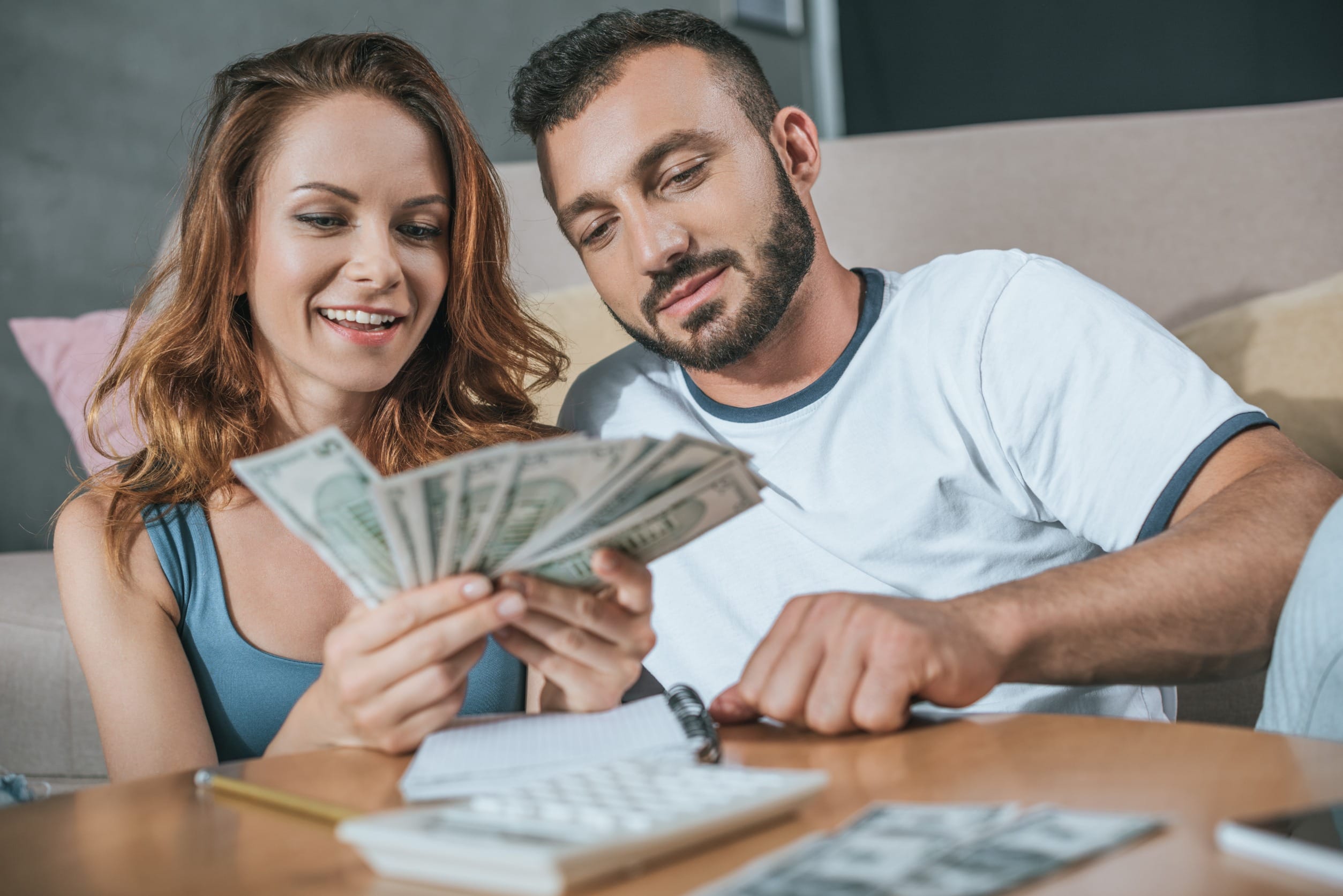 couple creating budget