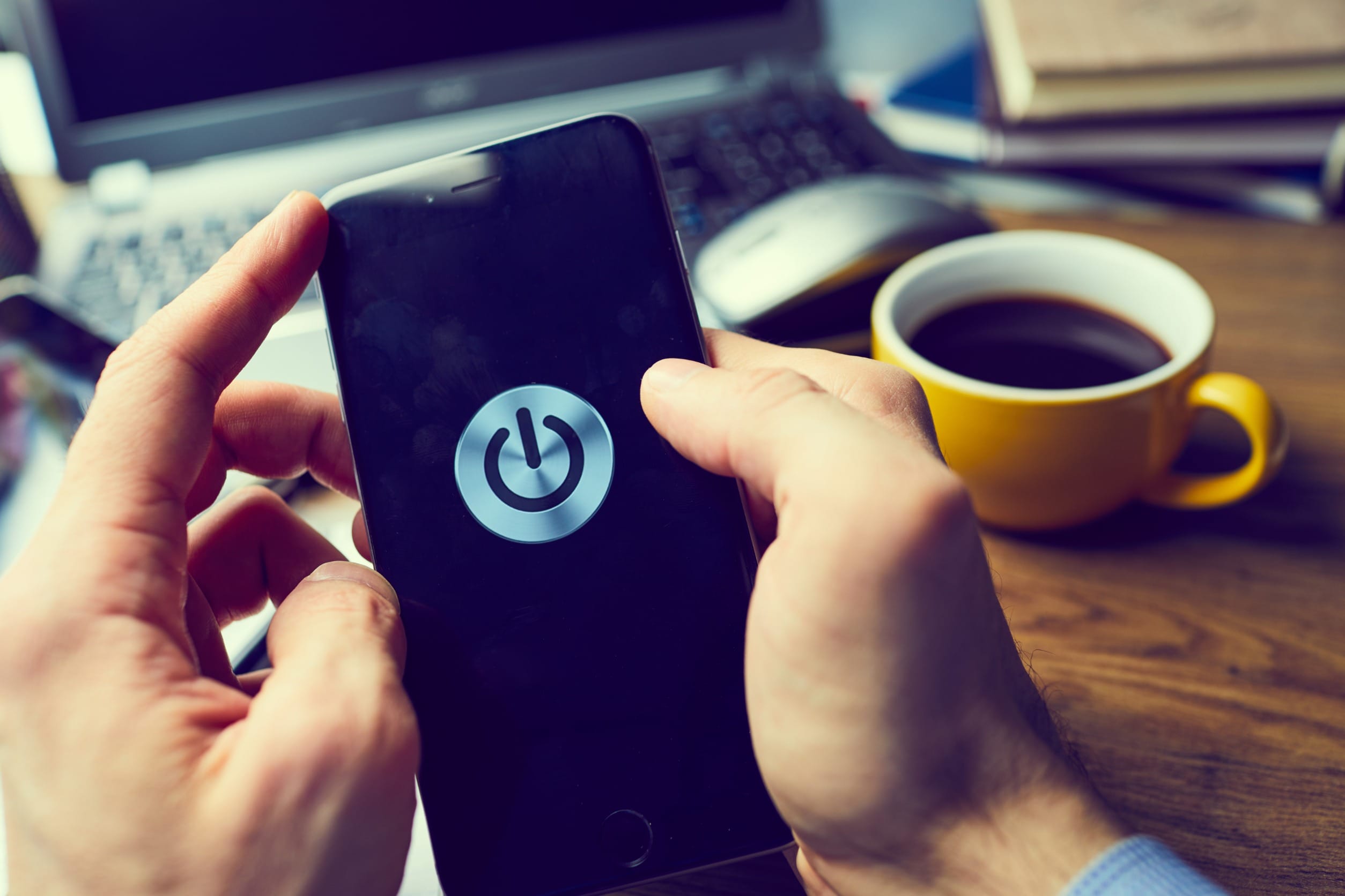 turning off cell phone