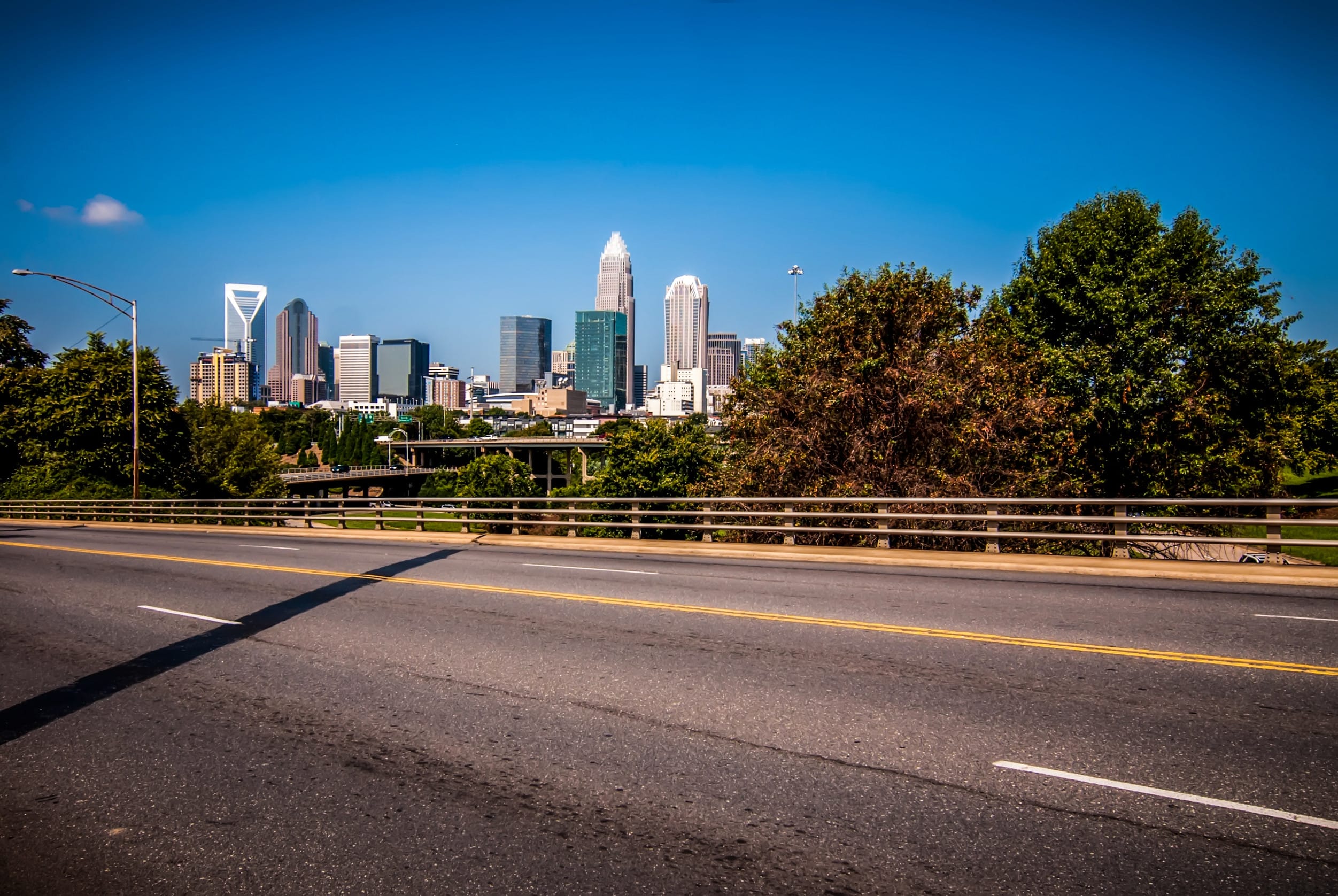 Skyline of Uptown Charlotte, North Carolina.